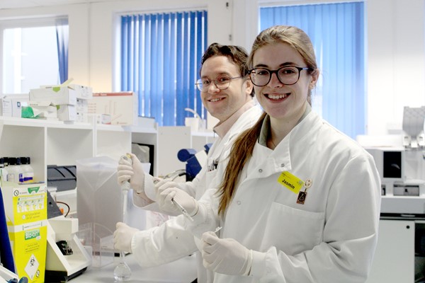 Hereford County Hospital lab staff photo Hereford County Hospital lab staff photo